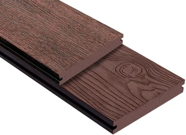 Террасная доска ДПК Outdoor 3D полнотелая STORM/OCEAN BROWN коричневая микс купить в Брянске