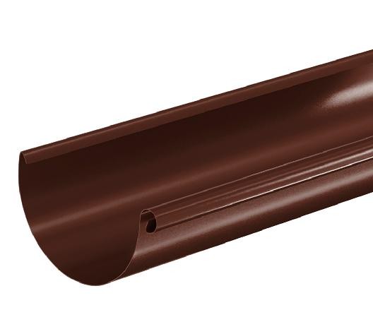 Водосток Aquasistem, система 150/100 - Водосточный желоб 3.00м RAL 8017 Коричневый купить в Брянске