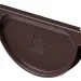 Заглушка желоба D125 Döcke STAL PREMIUM Шоколад, (RAL 8019) купить в Брянске