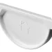 Заглушка желоба D125 Döcke STAL PREMIUM Пломбир, (RAL 9010) купить в Брянске
