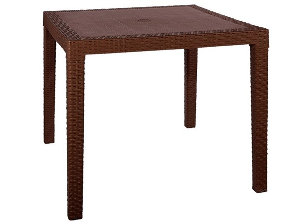 Стол квадратный FIJI Quatro Table Коричневый купить в Брянске