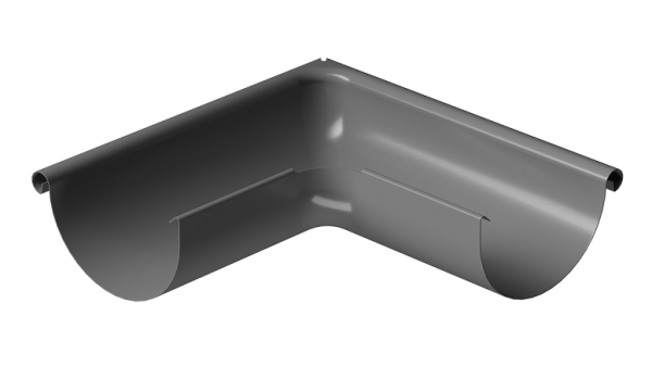 Угол внешний 90° D125 Döcke STAL PREMIUM Графит, (RAL 7024) купить в Брянске