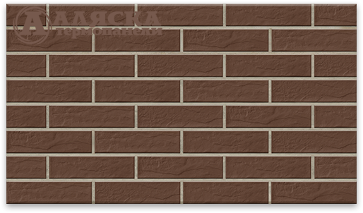 Фасадные Термопанели Аляска Braun Rustic купить в Брянске
