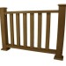 Ограждения из ДПК WOODVEX Кофе купить в Брянске