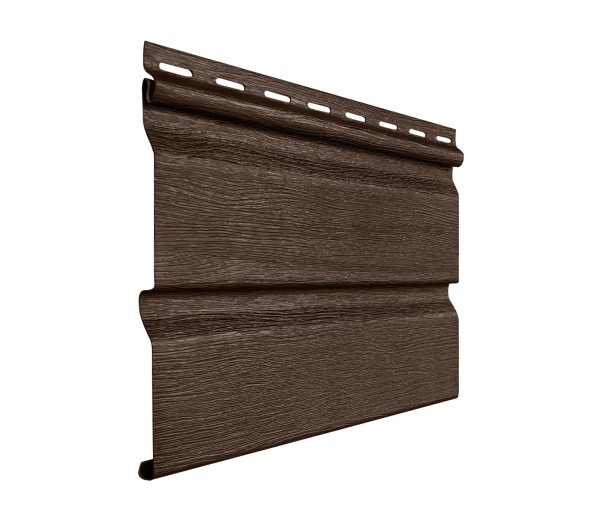 Виниловый сайдинг fineber (файнбер) - серия "стандарт", коричневый купить в Брянске