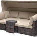Диван-Трансформер AFINA плетеный из иск. ротанга AFM-320B Brown купить в Брянске