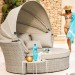 Диван-Трансформер AFINA плетеный из иск. ротанга AFM-325 Beige купить в Брянске