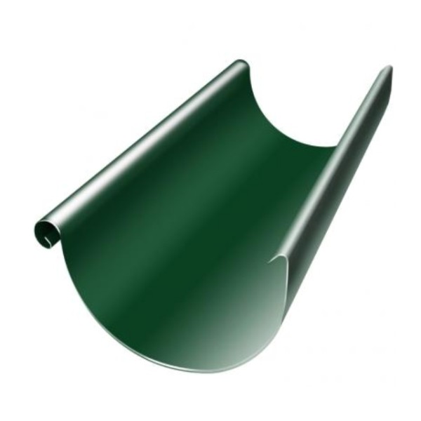 Водосток Grand Line 125x90 – Желоб 3м RAL 6005 купить в Брянске