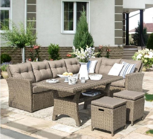 Комплект мебели AFINA плетеной из иск. ротанга AFM-307B Beige купить в Брянске