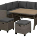 Комплект мебели AFINA плетеной из иск. ротанга AFM-307G-Grey купить в Брянске