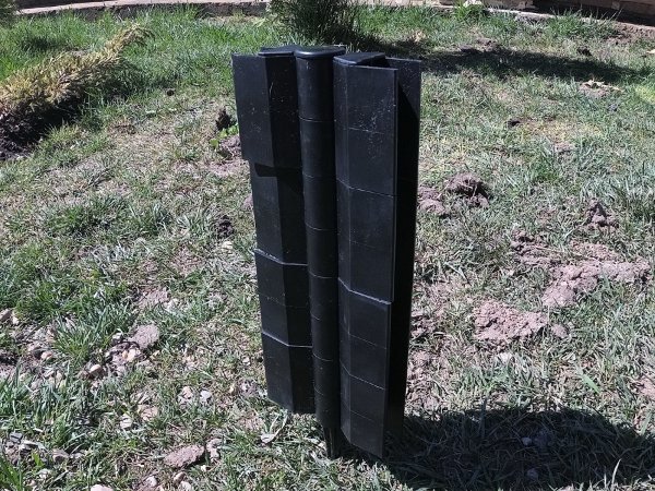 Угловой элемент поворотный, пластиковый от 60° до 300° для доски 300х30 мм из ДПК чёрный Holzhof купить в Брянске