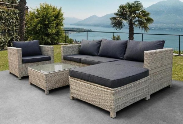 Комплект мебели AFINA плетеной из иск. ротанга YR821G Grey/Grey купить в Брянске