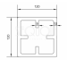 Столб SEQUOIA Evolution 3D WOOD BROWN купить в Брянске