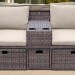 Комплект мебели AFINA плетеной из иск. ротанга AFM-330B Brown купить в Брянске