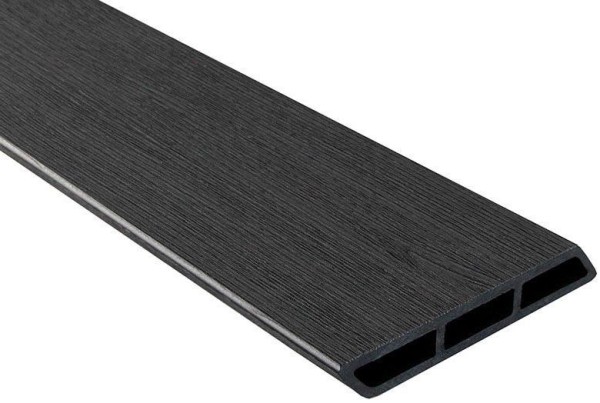 Доска Ромбус 3D ДПК Outdoor STORM BLACK черная купить в Брянске