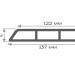 Доска Ромбус 3D ДПК Outdoor STORM GREY серая микс купить в Брянске