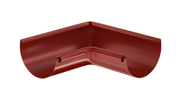 Водосток Aquasistem, система 125x90 - Угол желоба, внутренний 90° RR 29 Бургундский купить в Брянске