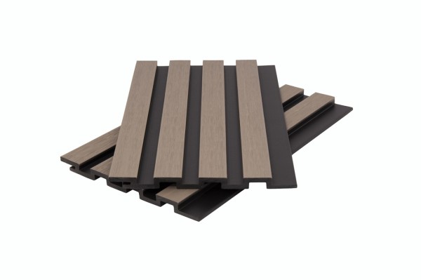 Стеновая панель брусковая двухцветная co-extrusion, snow mix купить в Брянске