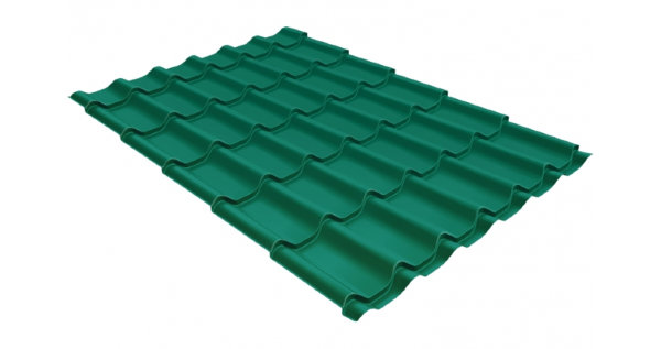 Металлочерепица классик 0,5 Satin RAL 5021 купить в Брянске