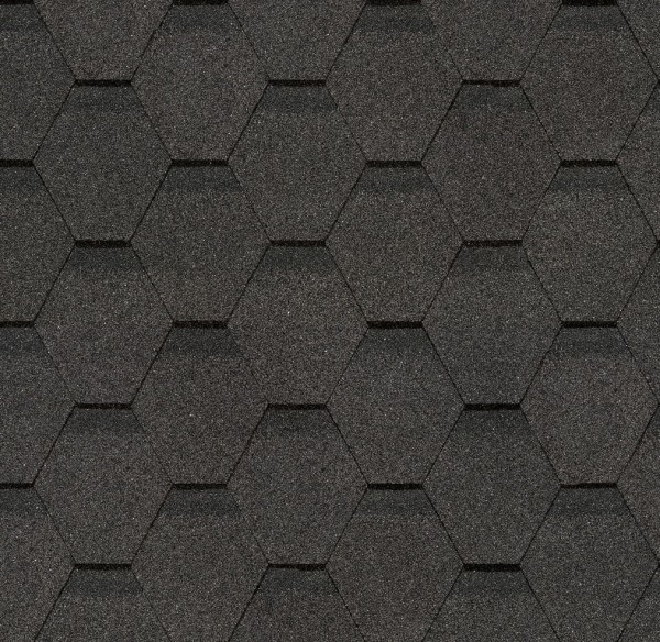 Гибкая черепица Docke, коллекция Шестигранник Серый купить в Брянске