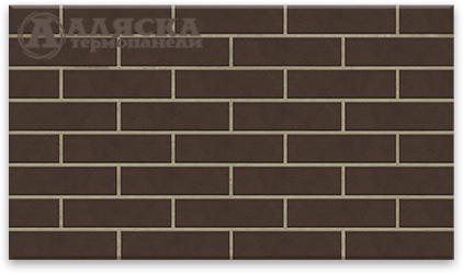 Фасадные Термопанели Аляска Amsterdam brown купить в Брянске