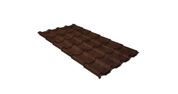 Металлочерепица камея 0,45 Safari Twincolor Brown купить в Брянске
