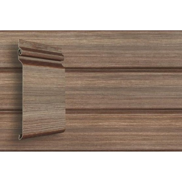 Виниловый сайдинг Grand Line Natural-Брус Tundra - Кедр купить в Брянске