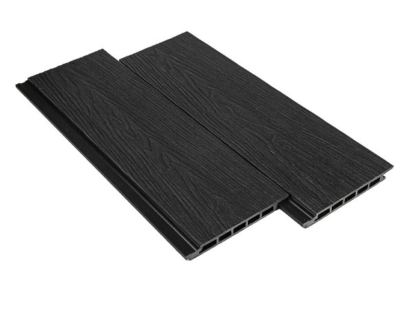 Фасадная панель из ДПК Deckart Vista 3D с текстурой дерева Графит купить в Брянске