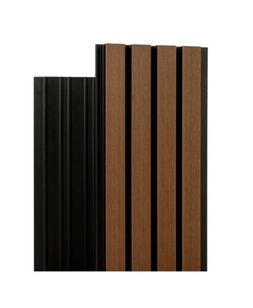 Фасадная реечная панель Ecodecking Скай коэкструзия 200х20х3000 Тик купить в Брянске