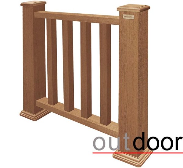 Ограждение из ДПК Outdoor Классик 3D STORM дуб купить в Брянске