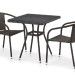 Комплект плетеной мебели AFINA из иск. ротанга T282BNT/Y137C-W53 Brown 2Pcs купить в Брянске