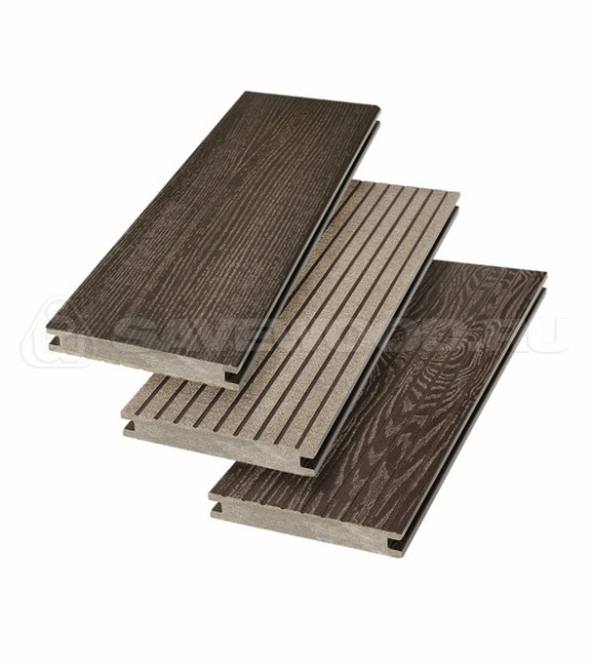Террасная доска SW Fraxinus (R) полнотелая «SaveWood» Темно-коричневый купить в Брянске