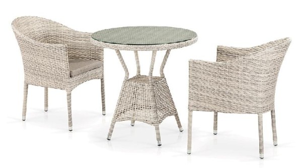 Комплект плетеной мебели AFINA из иск. ротанга T705ANT/Y350-W85 Latte 2Pcs купить в Брянске