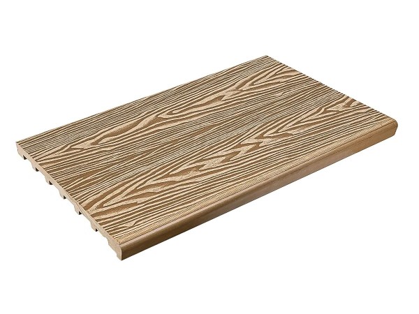 Ступень полнотелая из ДПК Deckart Step 3D Орех купить в Брянске