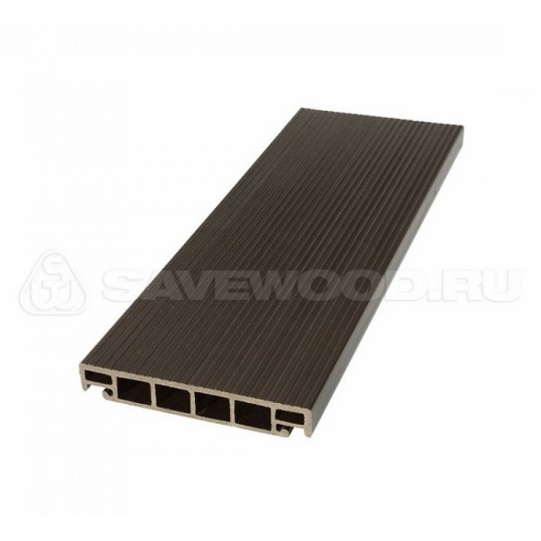 Террасная доска из ДПК SW-Salix «SaveWood» темно-коричневый купить в Брянске