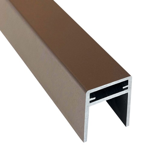 П-профиль Алюминиевый EasyDecking 35x25 Венге купить в Брянске
