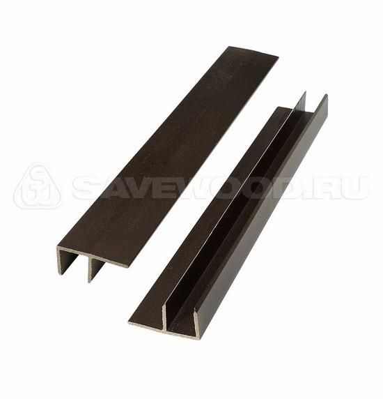 F-профиль ДПК Savewood – Тёмно-коричневый купить в Брянске