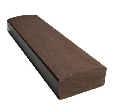 Лавочный брус Ecodecking Некст полнотелый брашированный 70х35 шоколад купить в Брянске