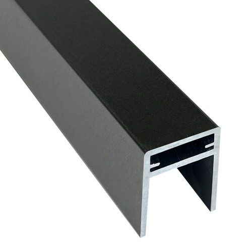П-профиль Алюминиевый EasyDecking 35x25 Черное дерево купить в Брянске