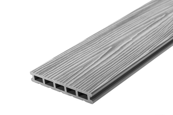 Террасная доска из ДПК RusDecking Unodeck Mogano - Серый купить в Брянске