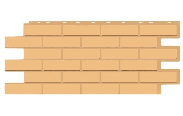 Фасадная панель T-Siding Кирпич Модерн Эко Крем купить в Брянске