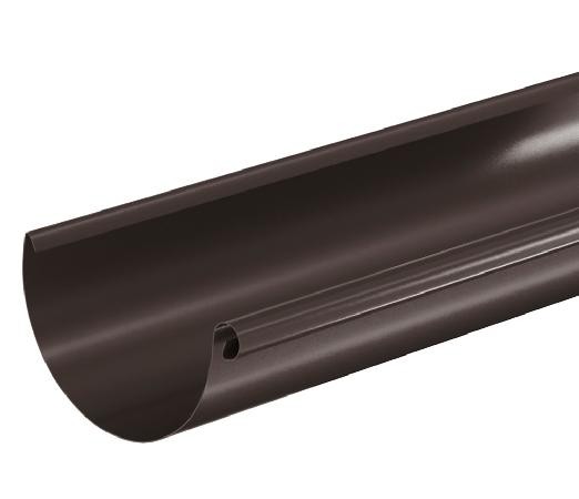 Водосток Aquasistem, система 125x90 - Водосточный желоб 3.00м RR 32 Тёмно Коричневый купить в Брянске
