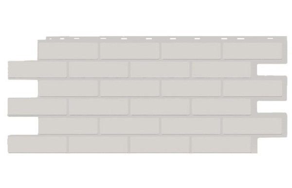 Фасадная панель T-Siding Кирпич Модерн Эко Уайт купить в Брянске