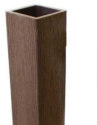 Столб опорный Woodvex Co-Extrusion Темно - Коричневый купить в Брянске