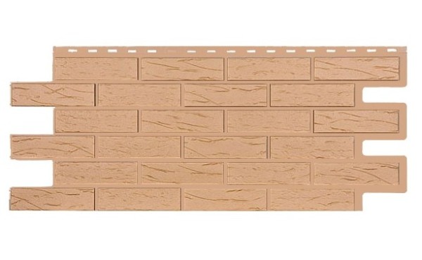 Фасадная панель T-Siding Кирпич Саман Эко Крем купить в Брянске