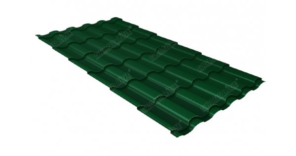 Металлочерепица кредо 0,45 Drap RAL 6005 зеленый мох купить в Брянске